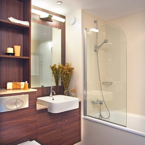 Luxury apartment prefabricated bathroom pod version 1